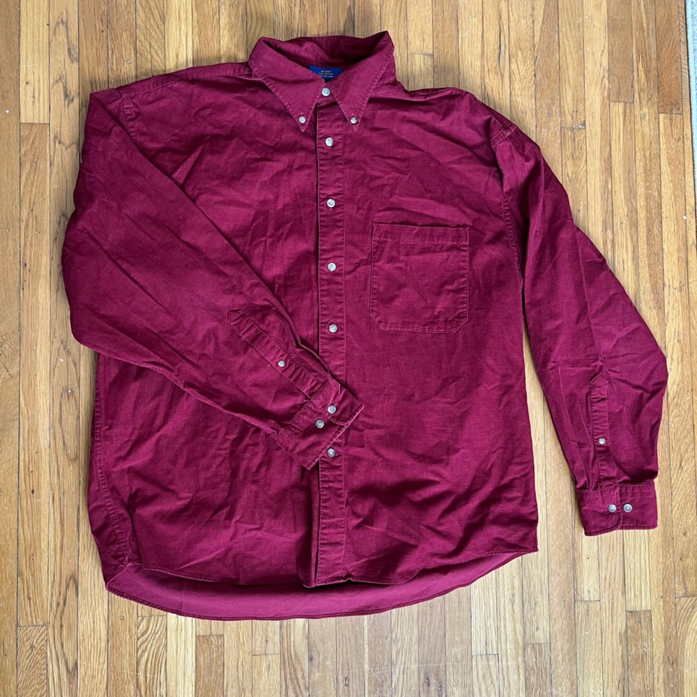 Pendleton XL corduroy button up shirt